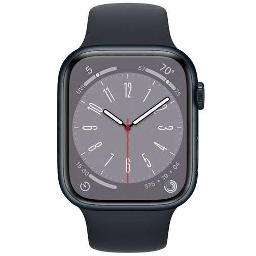 Laagste prijs Apple Watch S8 45mm Zwart