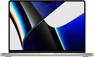 2021 Apple MacBook Pro (14-inch, Apple M1 Pro‑chip met 8‑core CPU en 14‑core GPU, 16 GB RAM, 512 GB SSD) - Zilver
