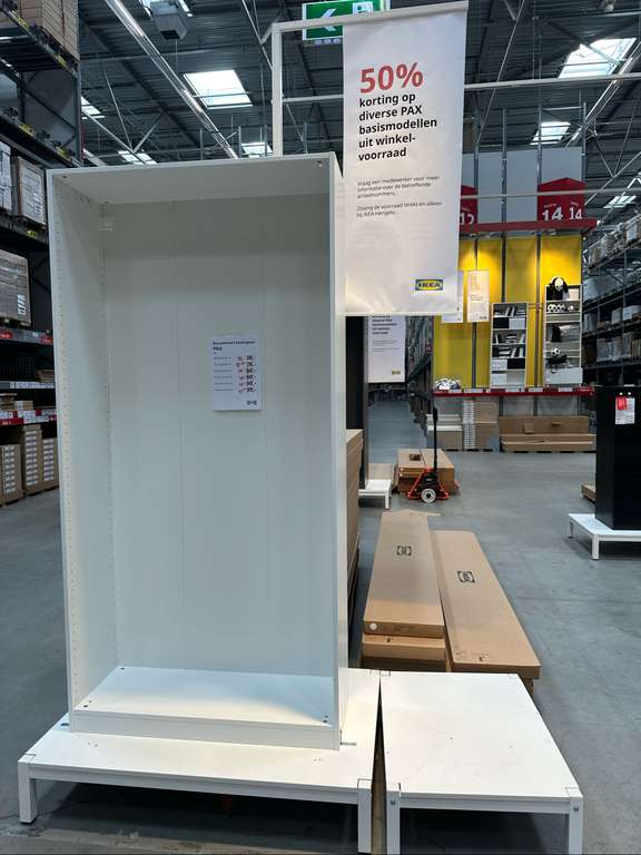Ikea Hengelo Pax basiselementen 50% korting