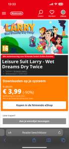 Leisure Suit Larry op de Nintendo Switch