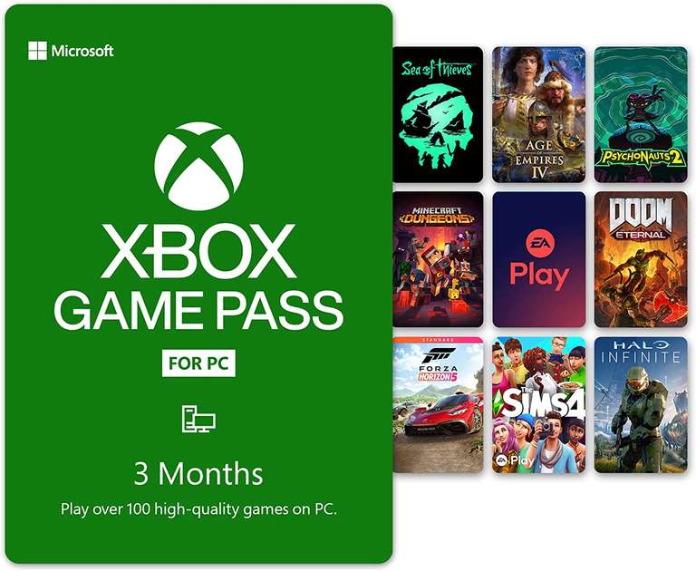 Gratis 3 maand PC Game Pass proefperiode