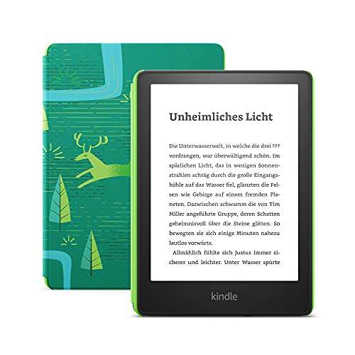 Amazon Kindle Paperwhite Kids e-reader 8GB/16GB met gratis hoes @ Amazon DE [Lente Grensdeal]