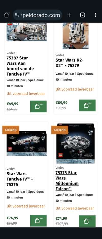 Lego bij Speldorado Delft 10% extra korting op de Intertoys Lego prijzen (indien lager dan bij Speldorado).