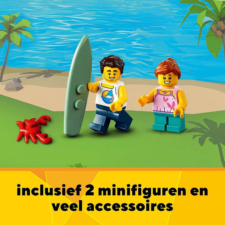 LEGO 31118 Creator 3in1 Surfer Strandhuis, Vuurtoren & Poolhouse Zomer Bouwset