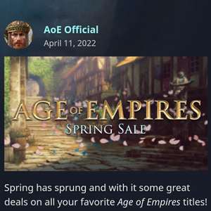 Age of Empires sale @ Microsoft