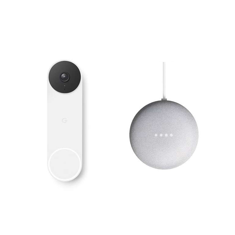 Google Nest Doorbell + Nest mini (verkoop door bol.com)